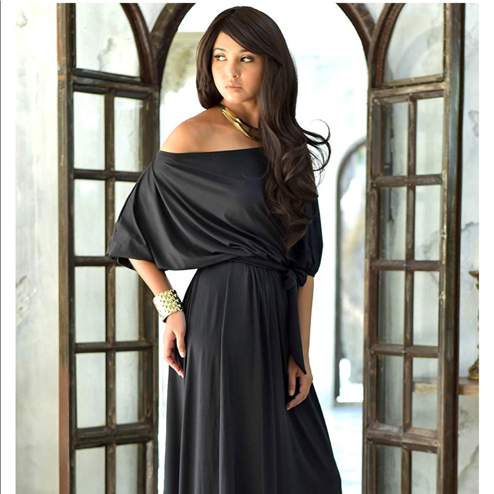 🖤Koh Koh Woman’s One Shoulder Cocktail Dress